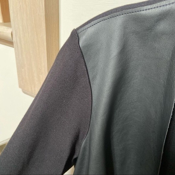 Velvet by Graham & Spencer Ponte and Faux Leather Jacket S NWOT - Picture 8 of 14